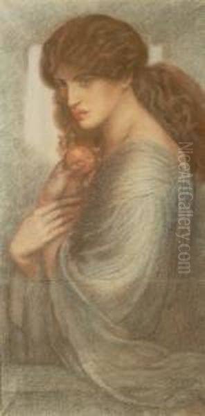 Proserpine Oil Painting by Dante Gabriel Rossetti