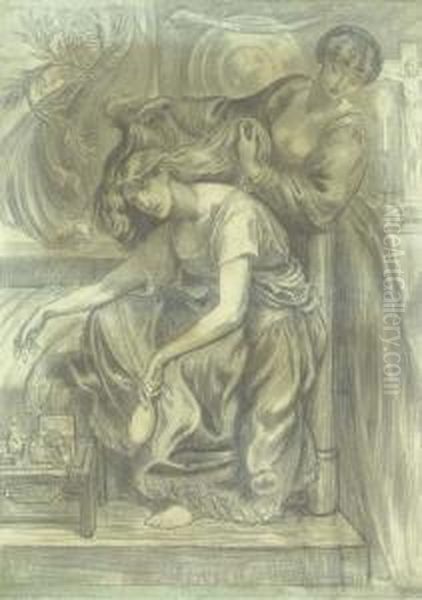 Desdemona's Death-song Oil Painting by Dante Gabriel Rossetti