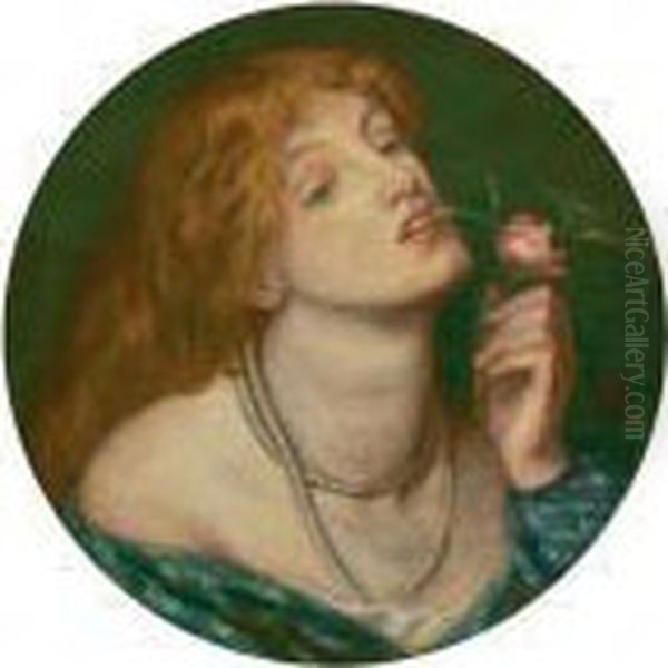 Belcolore Oil Painting by Dante Gabriel Rossetti