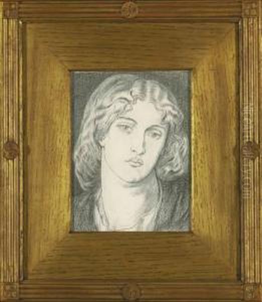 Fanny Cornforth Oil Painting by Dante Gabriel Rossetti