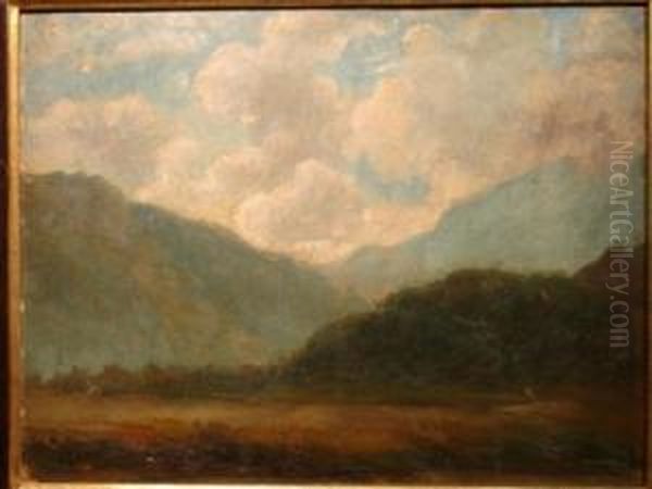 Paesaggio Montano Oil Painting by Luigi Rossi