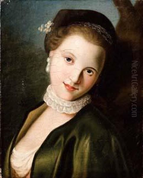 Giovinetta Oil Painting by Pietro Antonio Rotari