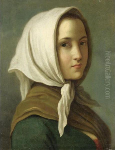 Ritratto Di Contadina Oil Painting by Pietro Antonio Rotari