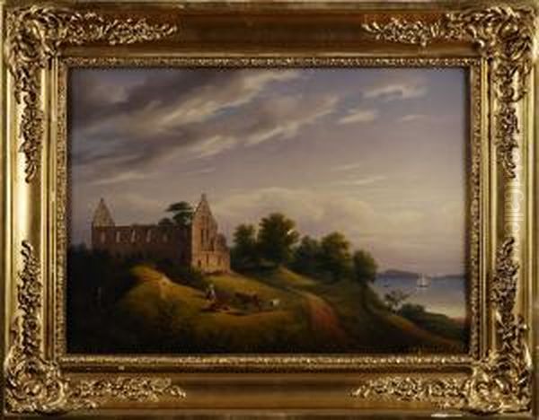 Wisingsborg Oil Painting by Carl Abraham Rothsten