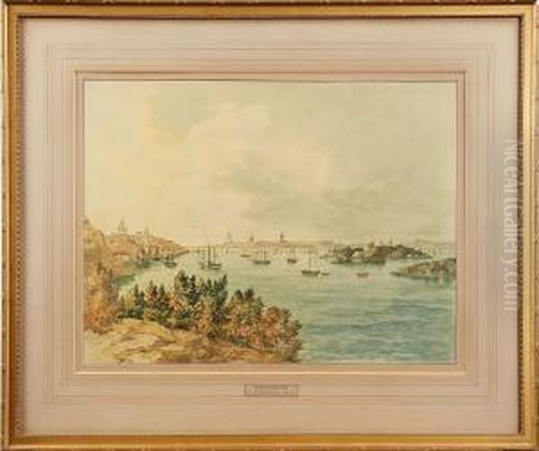 Stockholm Oil Painting by Carl Abraham Rothsten