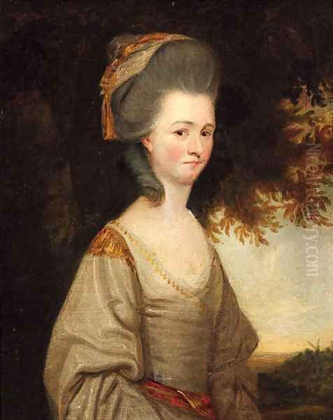 Portrait of a lady Oil Painting by Gainsborough Dupont