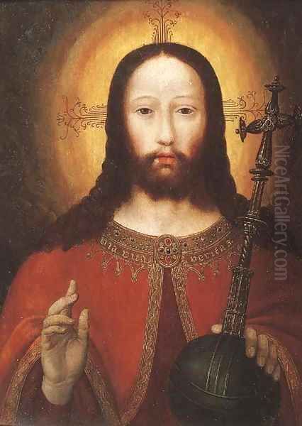 Salvator Mundi Oil Painting by Gerard David