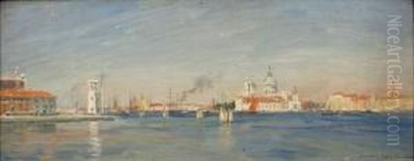 Venise. Oil Painting by Gaston-Marie-Anatole Roullet