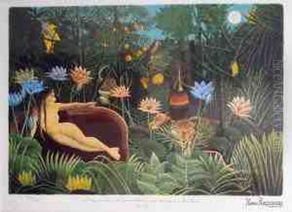 Le Reve Oil Painting by Henri Julien Rousseau