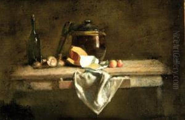 Nature Morte Oil Painting by Philippe Rousseau