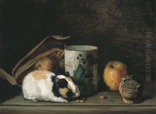 Le Cochon D'inde Oil Painting by Philippe Rousseau