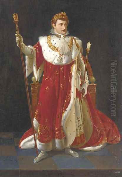 The Emperor Napoleon Oil Painting by Andre-Jean-Antoine Despois