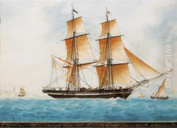 Le Bateau Le Nautonnier Oil Painting by Antoine Ii Roux