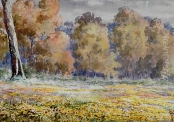 Autumn Scene Oil Painting by Marian Ellis Rowan