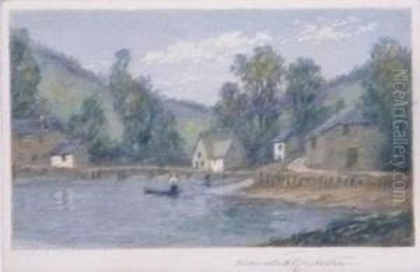 Helford Creek. by Claude Hamilton Rowbotham