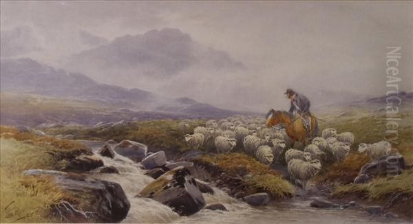 Dartmoor, Near Twobridges Oil Painting by Thomas, Tom Rowden