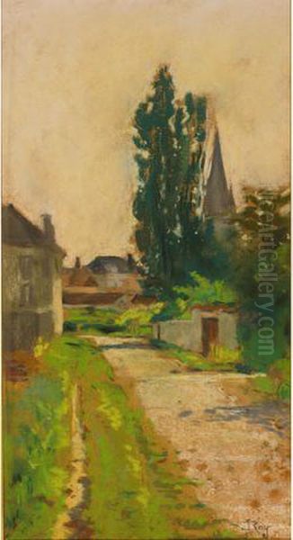 Le Village Oil Painting by Louis Roy