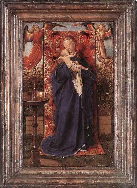 Madonna and Child at the Fountain 1439 Oil Painting by Jan Van Eyck