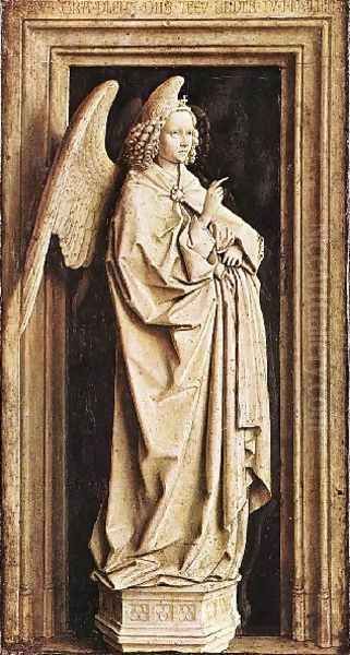 Annunciation 1436 Oil Painting by Jan Van Eyck