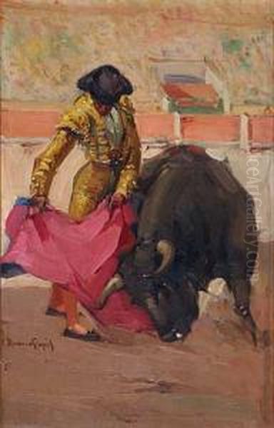 Torero Oil Painting by Carlos Ruano Llopis