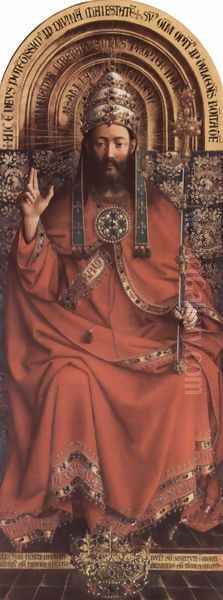 The Ghent Altarpiece, God Almighty Oil Painting by Jan Van Eyck