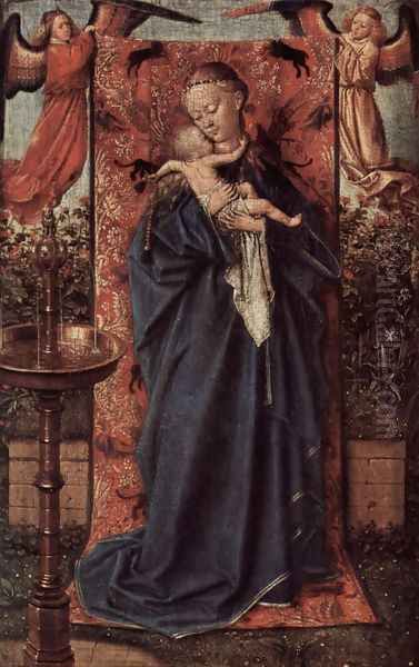 Virgin at the source Oil Painting by Jan Van Eyck