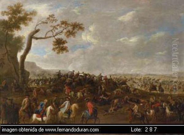 Escenas Militares Oil Painting by Georg Philipp I Rugendas