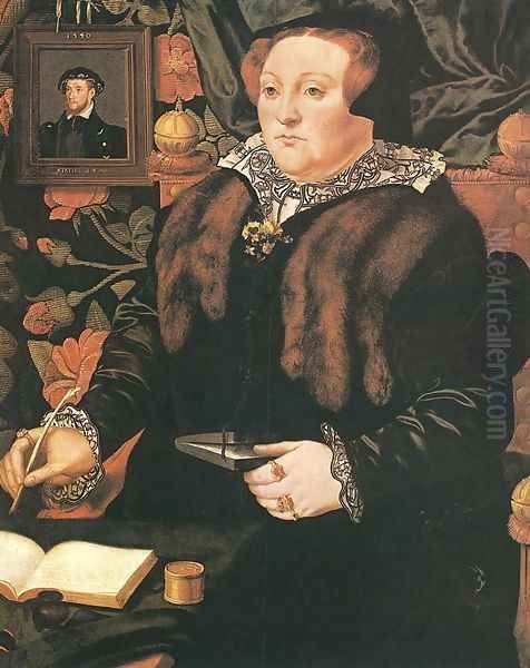 Portrait of Lady Dacre 1540 Oil Painting by Hans Eworth