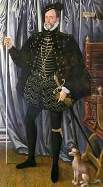 The 1st Earl of Pembroke Oil Painting by Hans Eworth