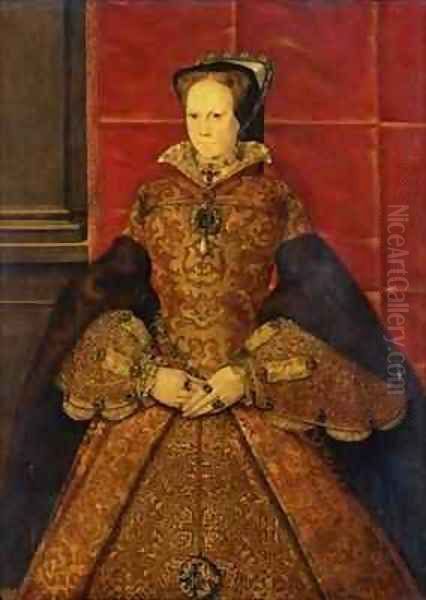 Queen Mary I Oil Painting by Hans Eworth