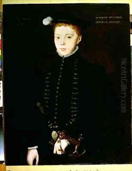 Henry Stewart Lord Darnley Oil Painting by Hans Eworth