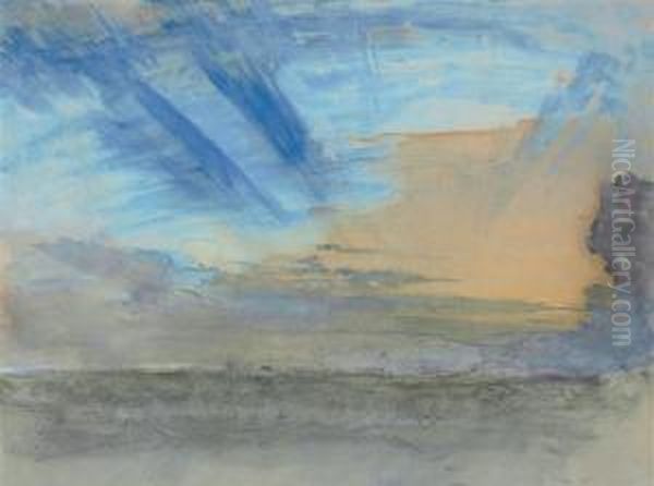 Sunrise Oil Painting by John Ruskin