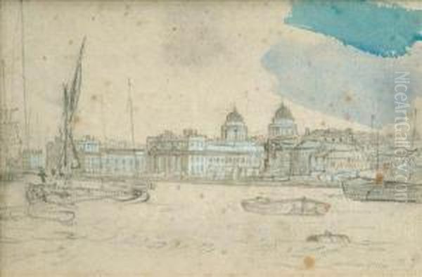 Greenwich Oil Painting by John Ruskin