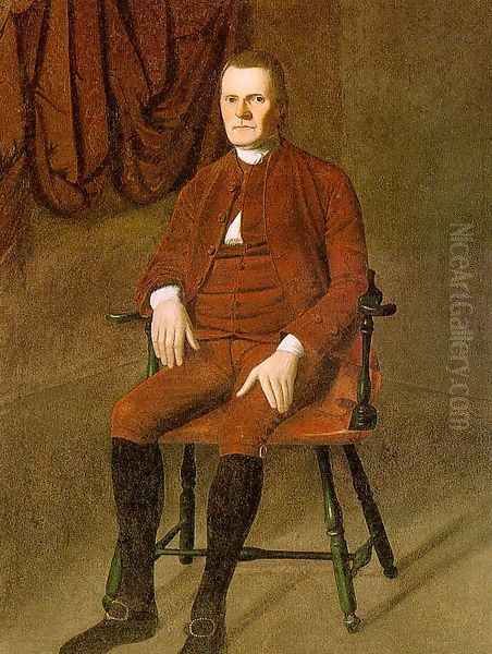 Portrait of Roger Sherman 1775 Oil Painting by Ralph Earl