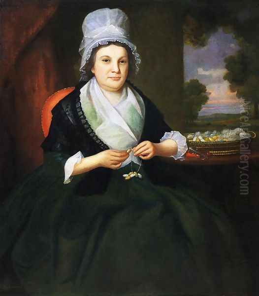 Mrs. Charles Jeffery Smith Oil Painting by Ralph Earl