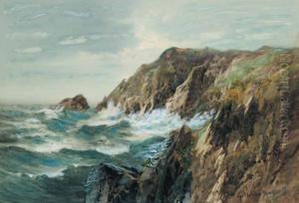 St. Pierre Miguelon Oil Painting by George Horne Russell