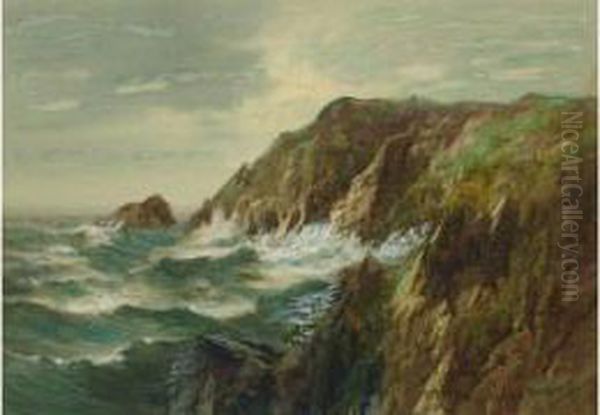 Mer Agitee Oil Painting by George Horne Russell