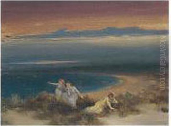 By The Sea Oil Painting by George William, A.E. Russell