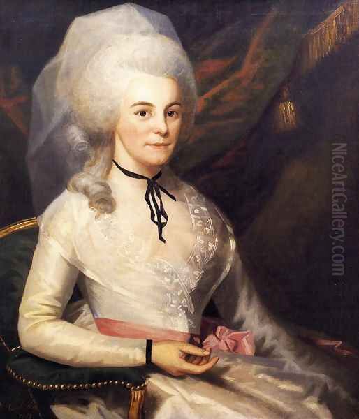 Mrs. Alexander Hamilton Oil Painting by Ralph Earl