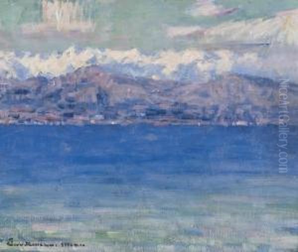 La Mer A La Spezia Oil Painting by John Peter Russell