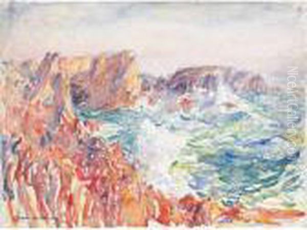 Belle-ile, La Mer Oil Painting by John Peter Russell