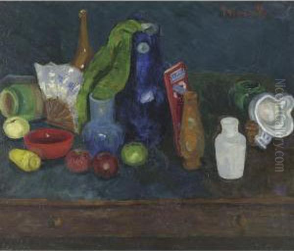 Still Life Oil Painting by Morgan Russell