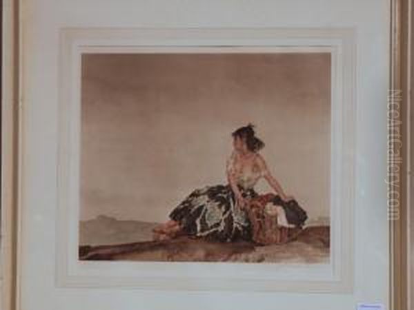 Lithograph Oil Painting by Walter Westley Russell