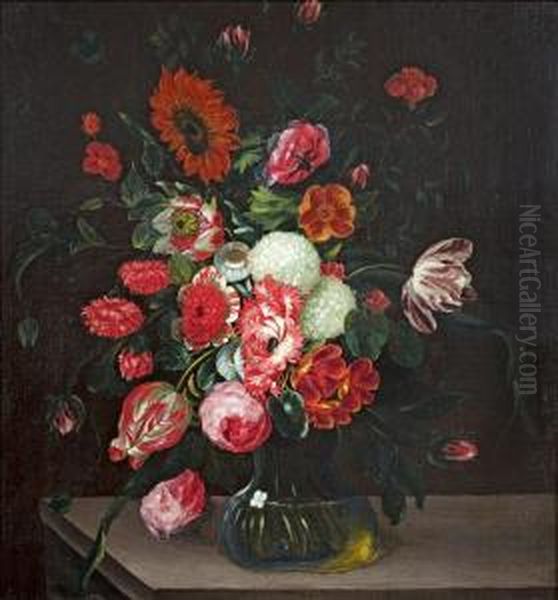 Blumenstillleben Oil Painting by Rachel Ruysch