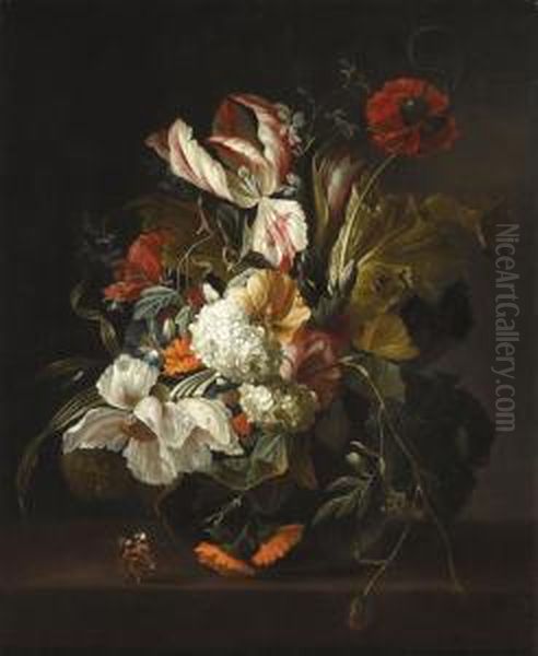 Still Life Oil Painting by Rachel Ruysch