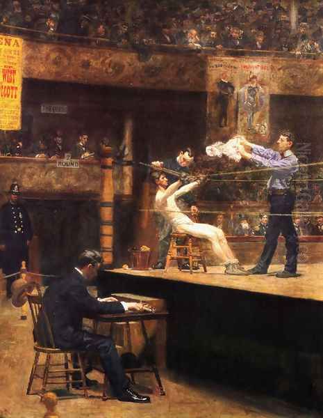 In the mid-time Oil Painting by Thomas Cowperthwait Eakins