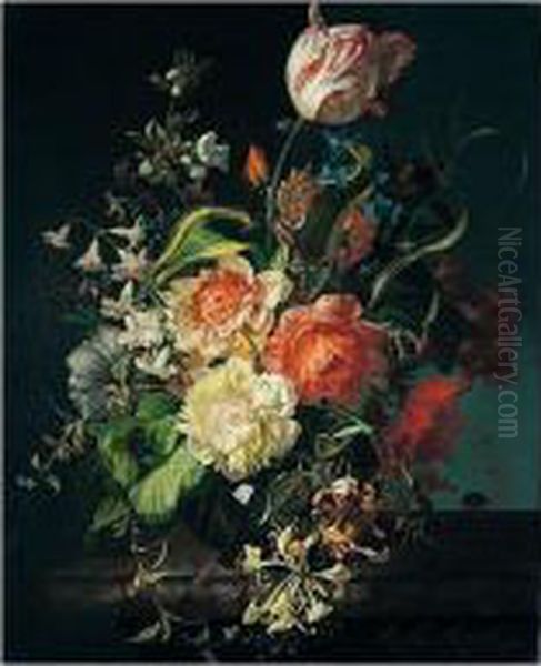 Rachel Ruysch. 1716 Oil Painting by Rachel Ruysch