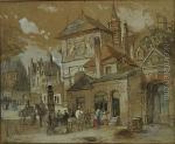 In De Stad Oil Painting by Jan Michael Ruyten