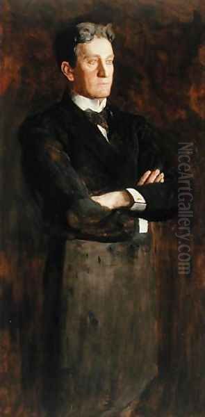 Dr. Thomas H. Fenton Oil Painting by Thomas Cowperthwait Eakins