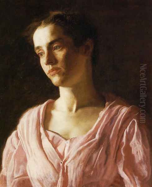 Portrait of Maud Cook Oil Painting by Thomas Cowperthwait Eakins